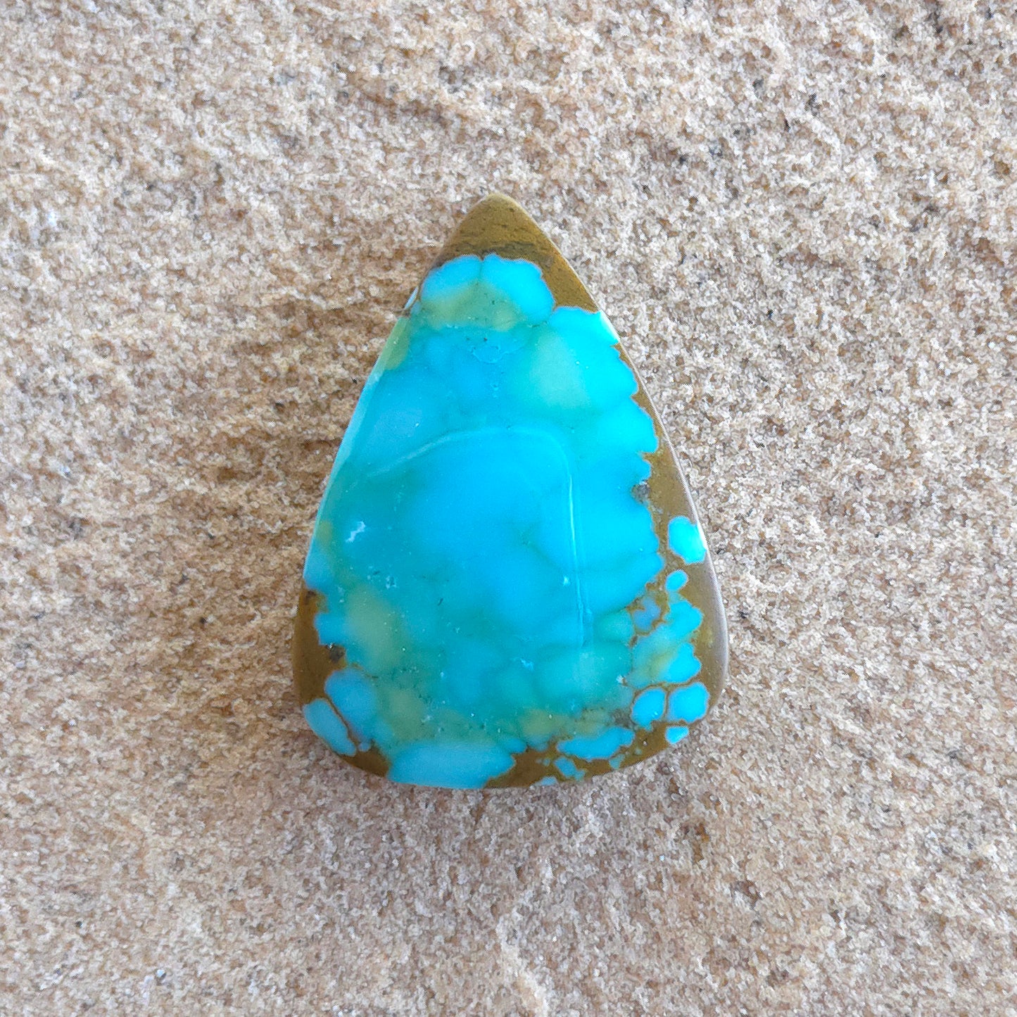Stabilized Supernova Turquoise Cabochon