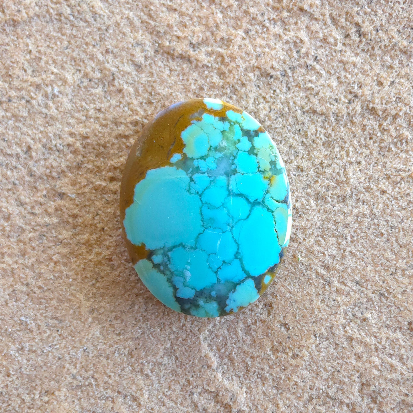 Stabilized Supernova Turquoise Cabochon