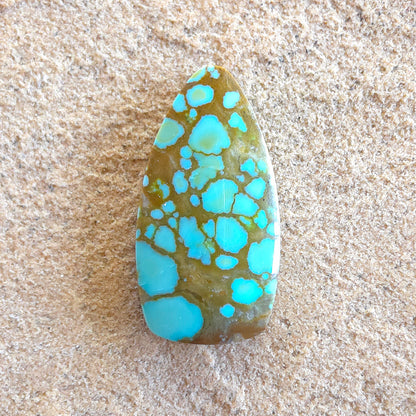 Stabilized Supernova Turquoise Cabochon