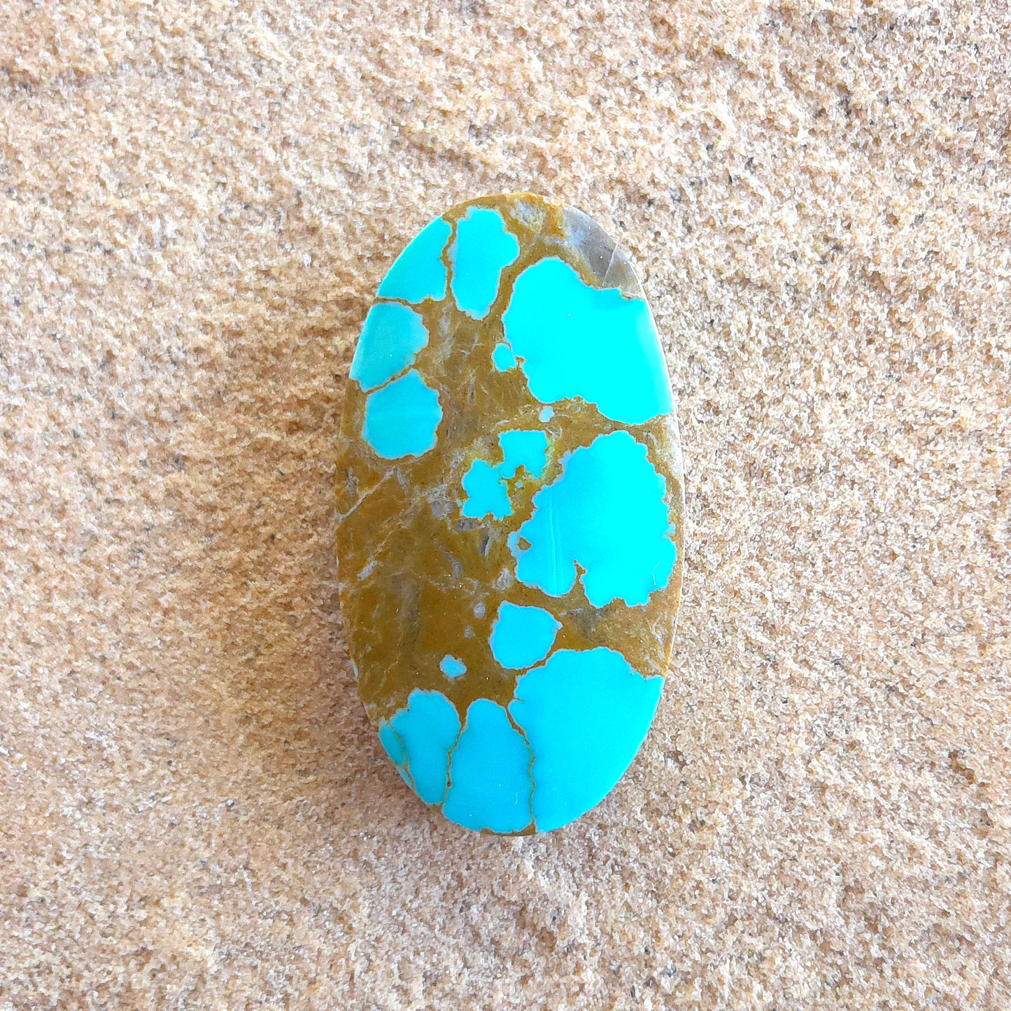Stabilized Supernova Turquoise Cabochon