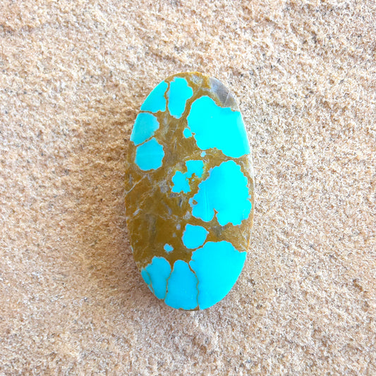 Stabilized Supernova Turquoise Cabochon