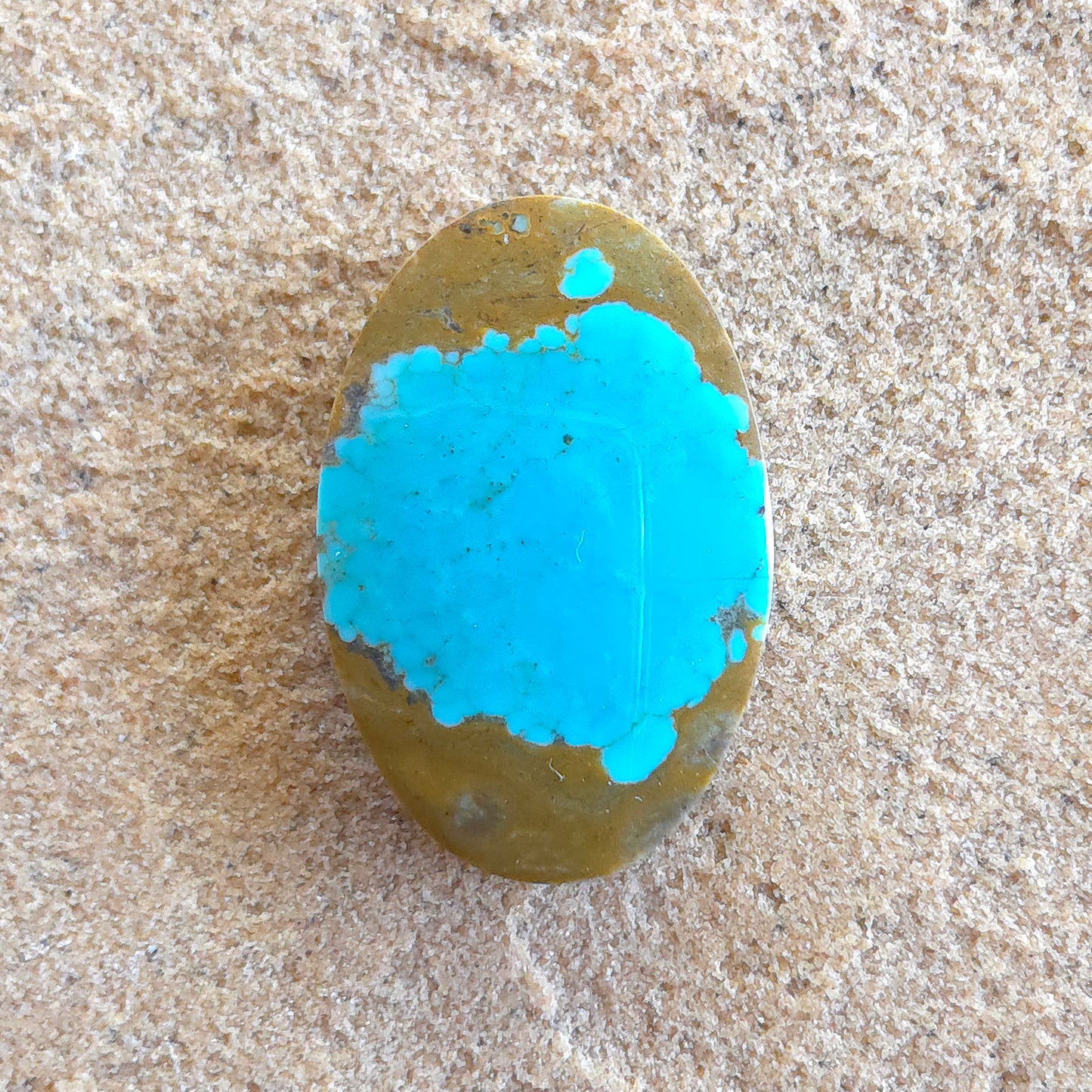 Stabilized Supernova Turquoise Cabochon