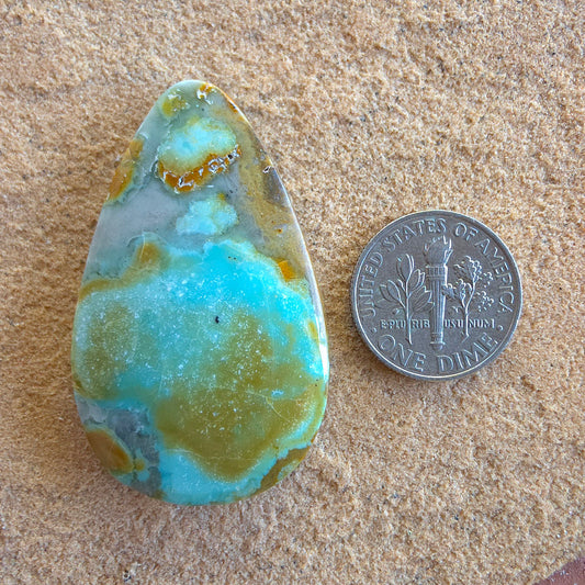 Stabilized Supernova Turquoise Cabochon
