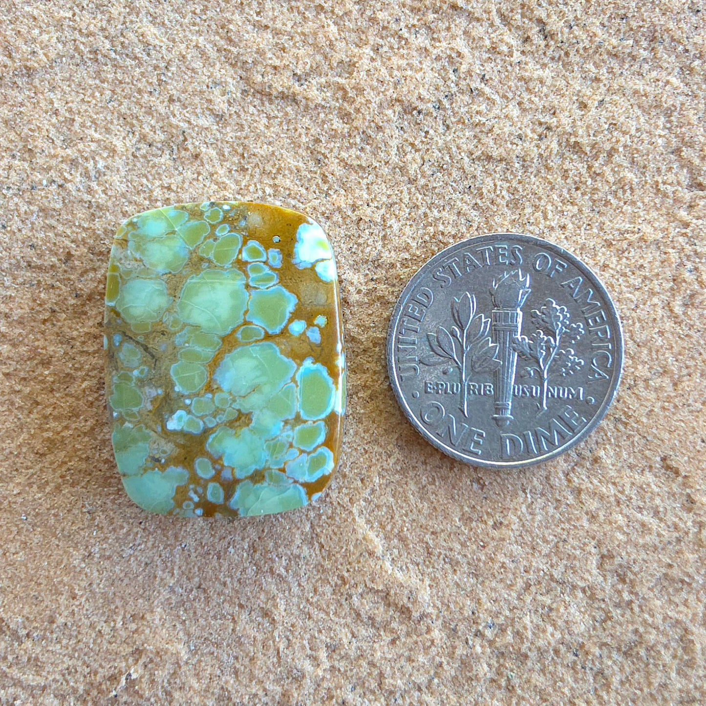 Stabilized Supernova Turquoise Cabochon