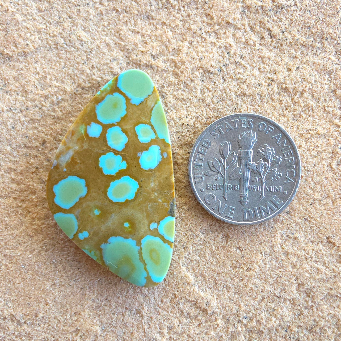 Stabilized Supernova Turquoise Cabochon