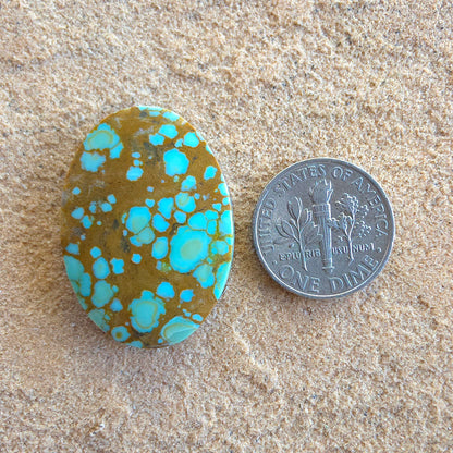 Stabilized Supernova Turquoise Cabochon