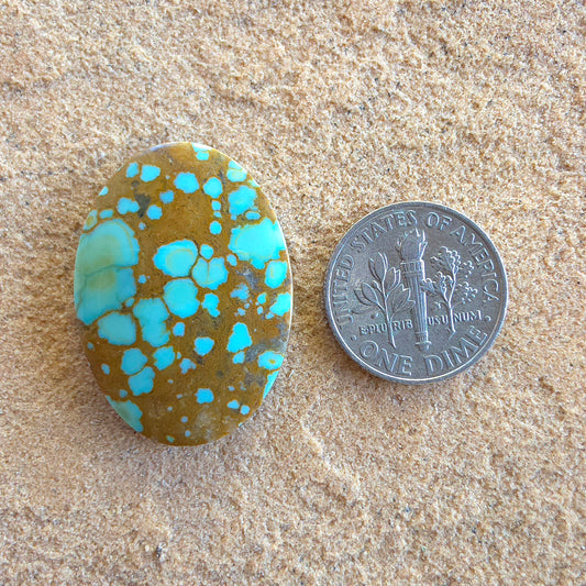 Stabilized Supernova Turquoise Cabochon