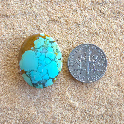 Stabilized Supernova Turquoise Cabochon