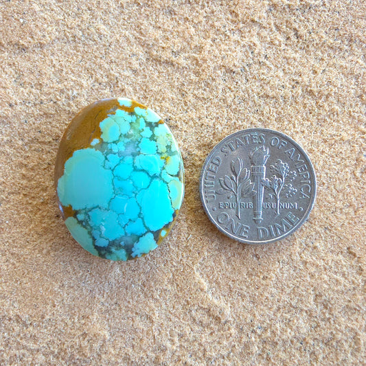 Stabilized Supernova Turquoise Cabochon