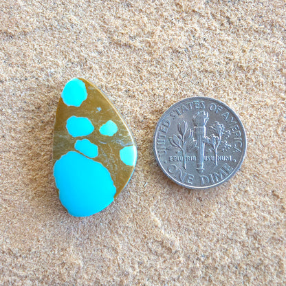 Stabilized Supernova Turquoise Cabochon