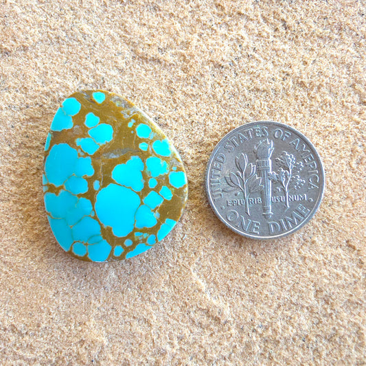 Stabilized Supernova Turquoise Cabochon