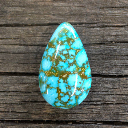 Stabilized Kingman Red Web Turquoise