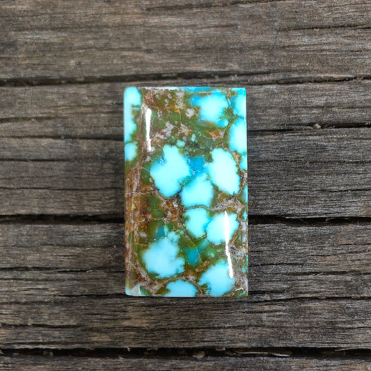 Stabilized Kingman Red Web Turquoise