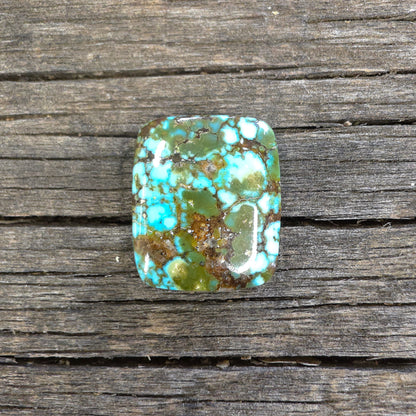 Stabilized Kingman Red Web Turquoise