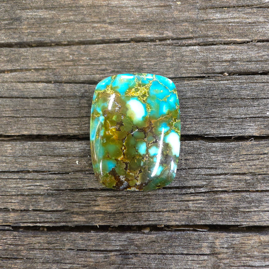 Stabilized Kingman Red Web Turquoise
