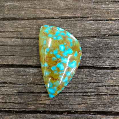 Stabilized Kingman Red Web Turquoise