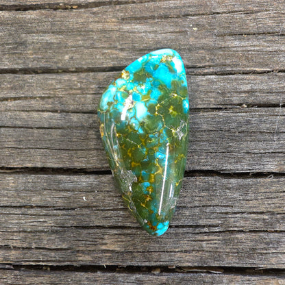Stabilized Kingman Red Web Turquoise