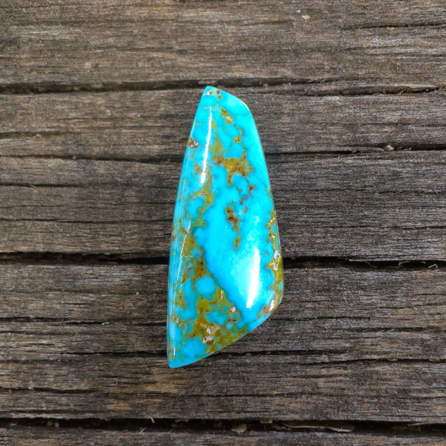 Stabilized Kingman Red Web Turquoise