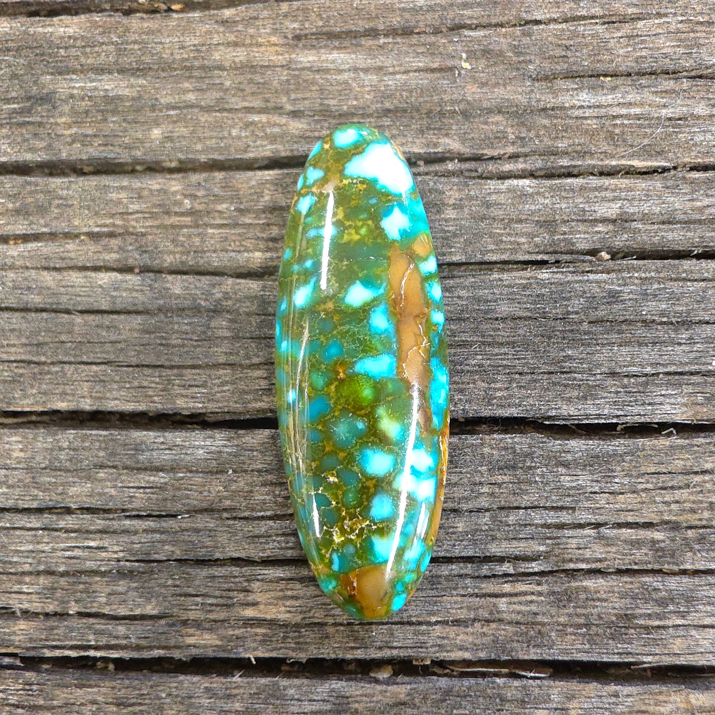 Stabilized Kingman Red Web Turquoise
