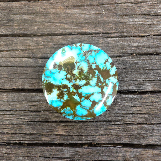Stabilized Kingman Red Web Turquoise