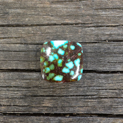 Stabilized Kingman Red Web Turquoise