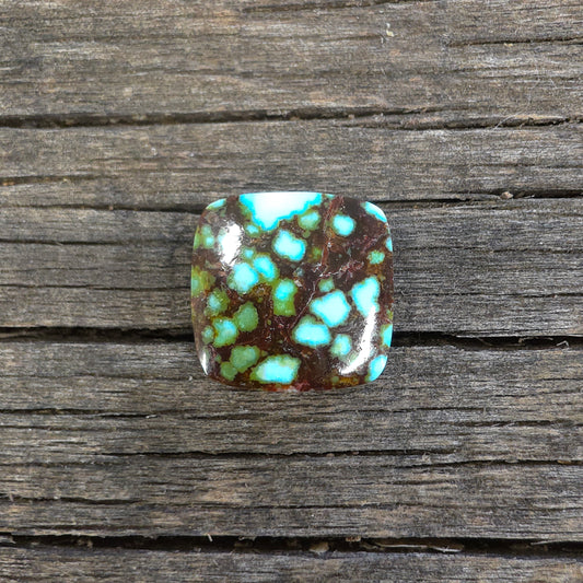 Stabilized Kingman Red Web Turquoise