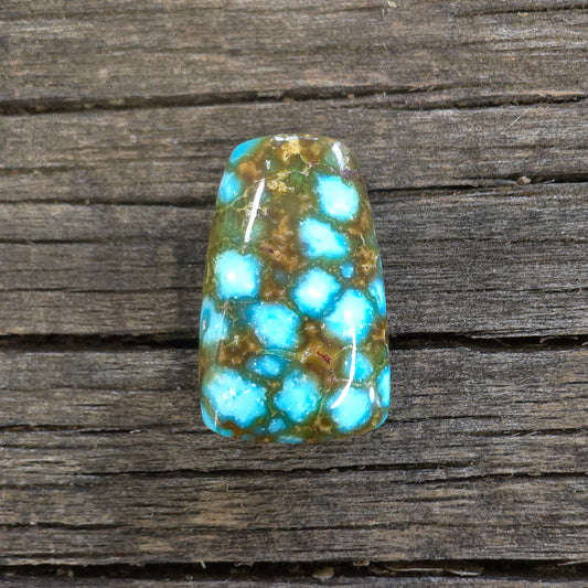 Stabilized Kingman Red Web Turquoise