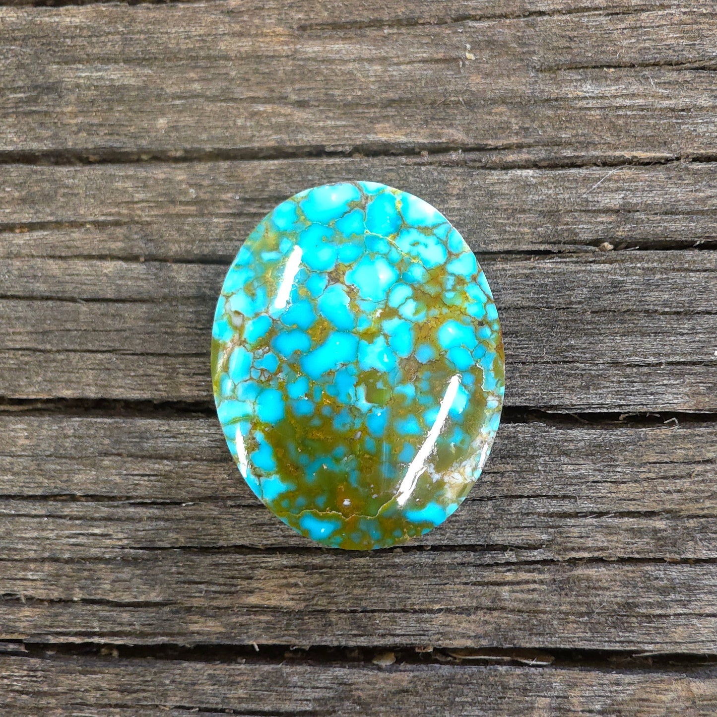 Stabilized Kingman Red Web Turquoise