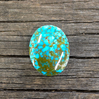 Stabilized Kingman Red Web Turquoise