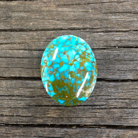 Stabilized Kingman Red Web Turquoise