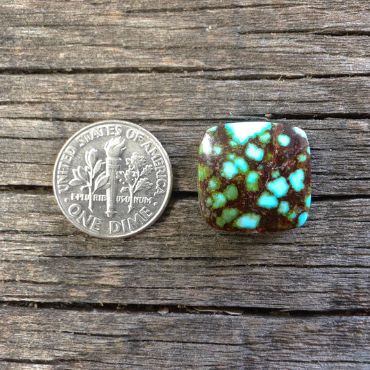 Stabilized Kingman Red Web Turquoise