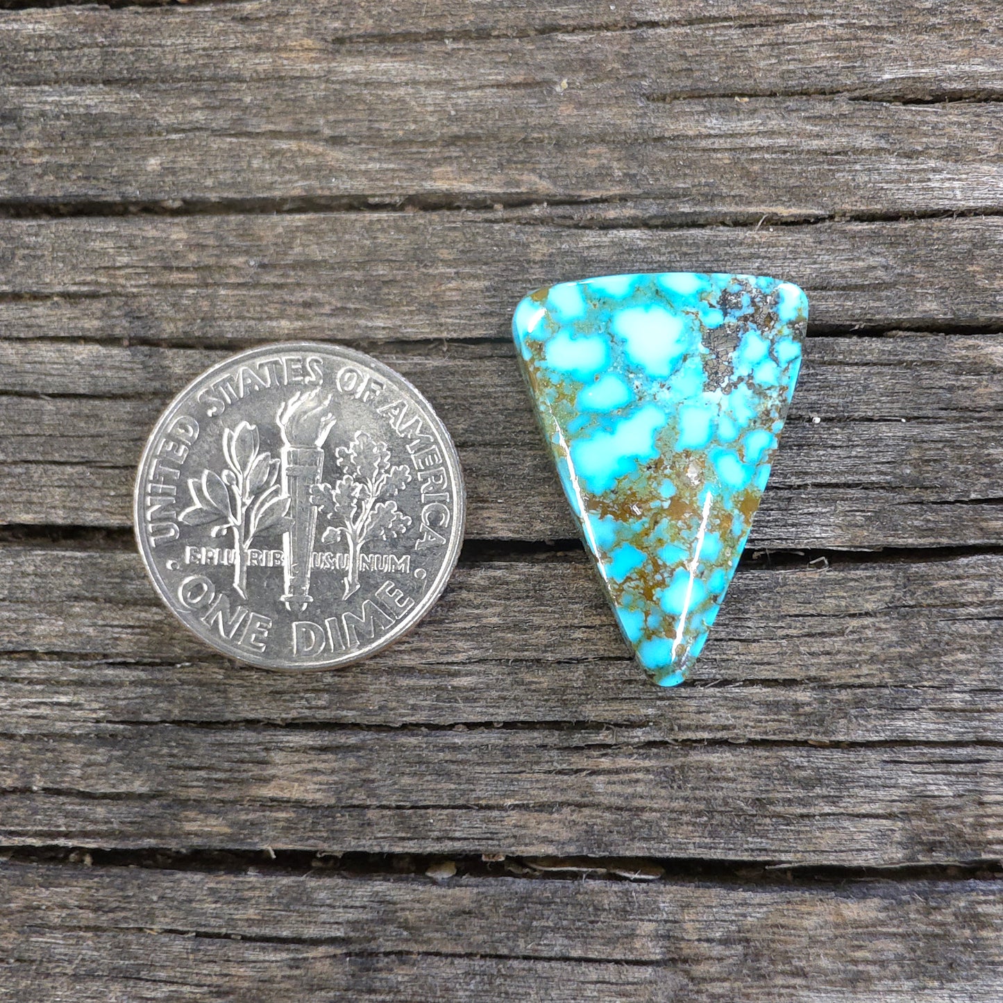 Stabilized Kingman Red Web Turquoise