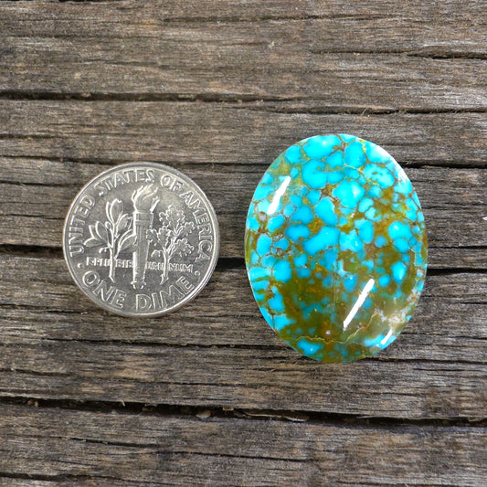 Stabilized Kingman Red Web Turquoise