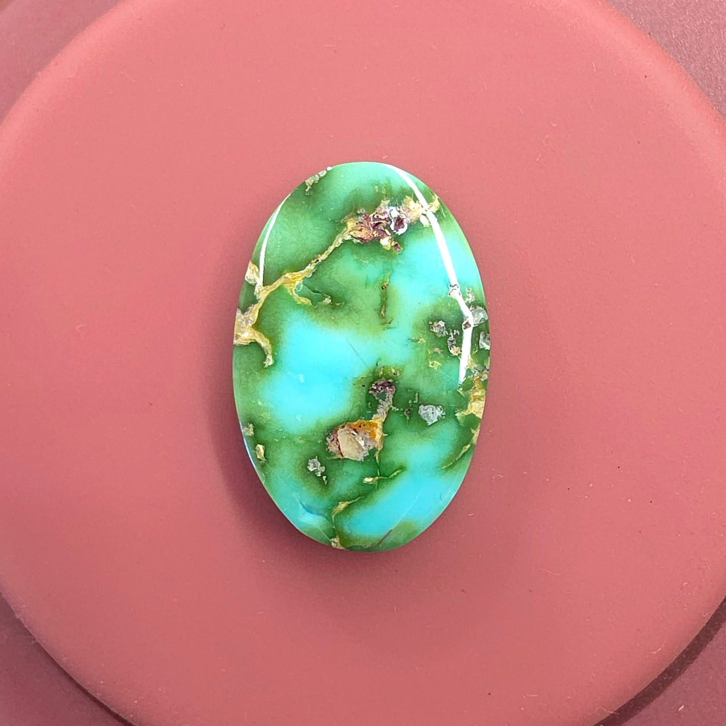 Stabilized Sonoran Gold Turquoise Oval