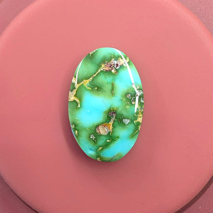 Stabilized Sonoran Gold Turquoise Oval