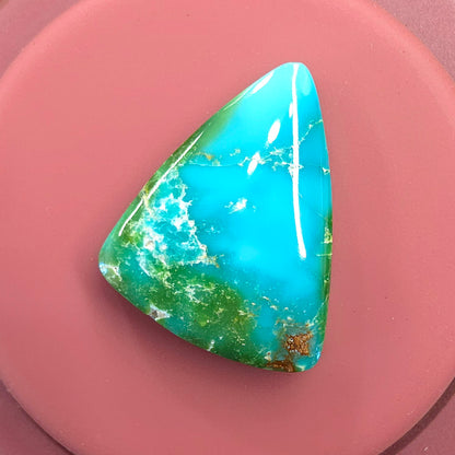 Stabilized Sonoran Gold Turquoise Triangular