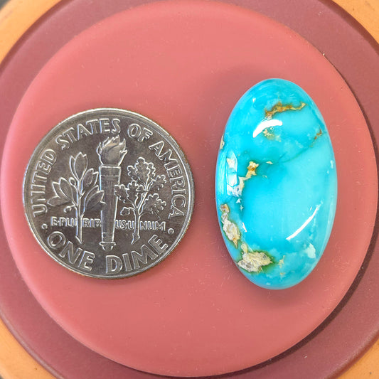 Stabilized Sonoran Gold Turquoise Oval