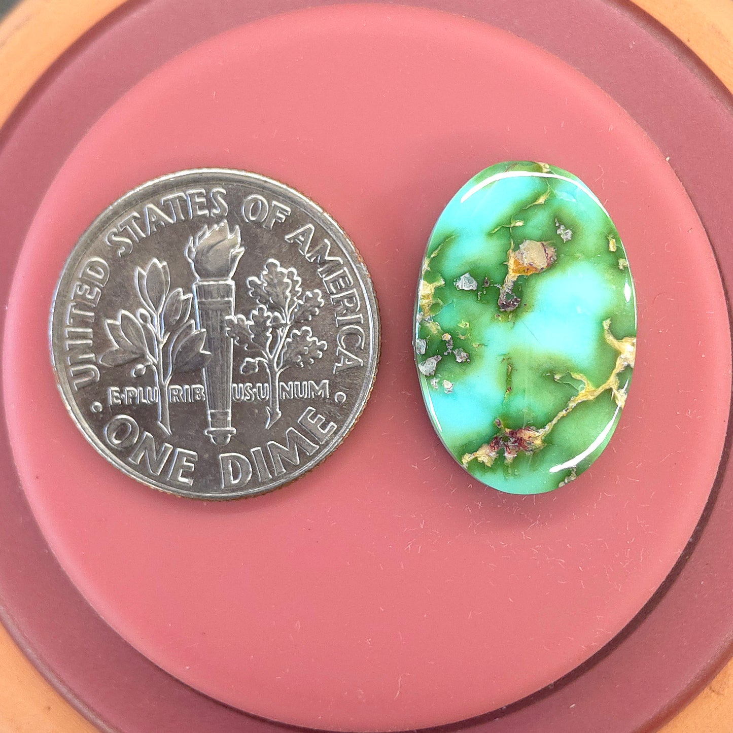 Stabilized Sonoran Gold Turquoise Oval