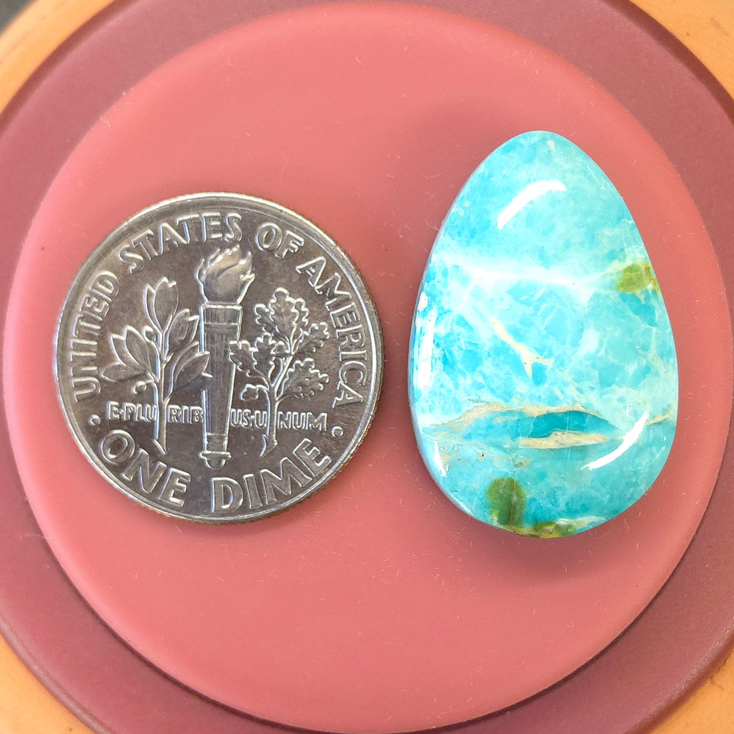 Stabilized Sonoran Gold Turquoise Pear Shape