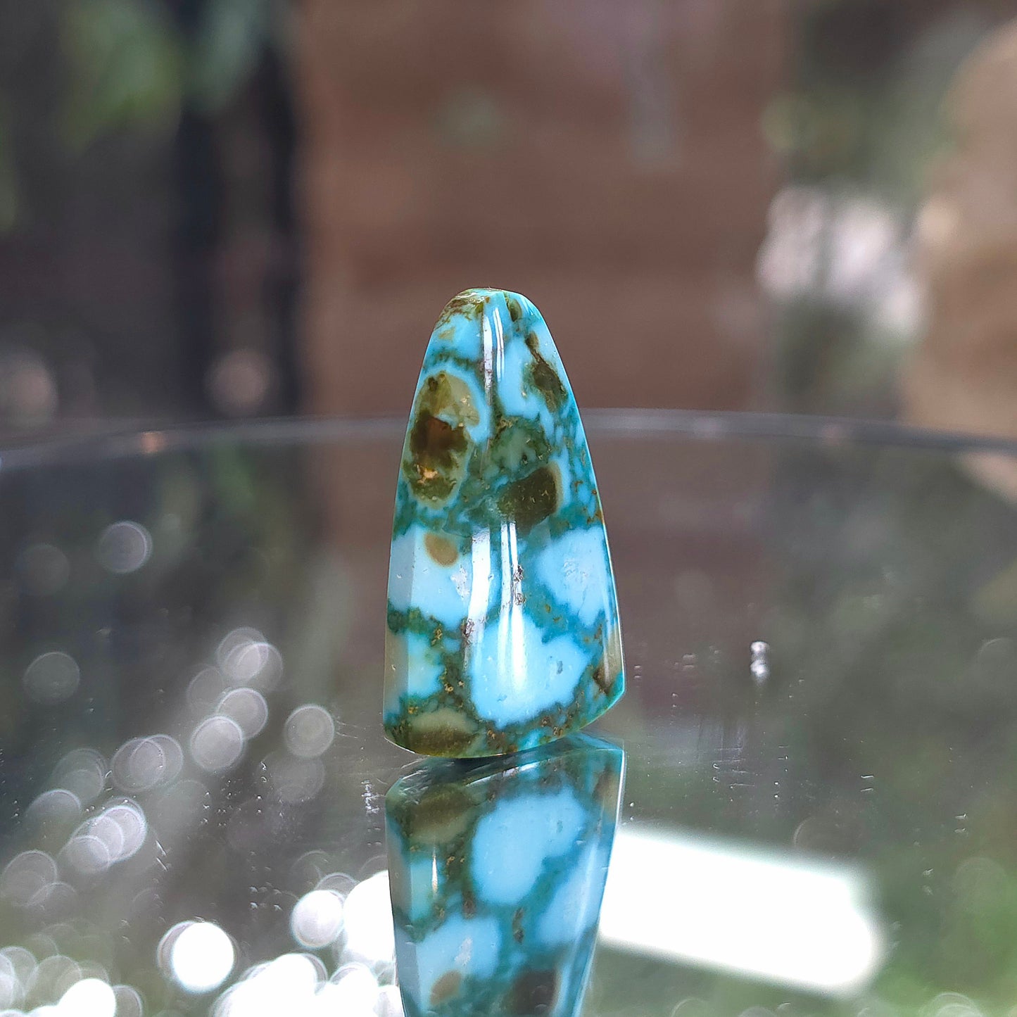 Stabilized Kingman Red Web Turquoise Tongue