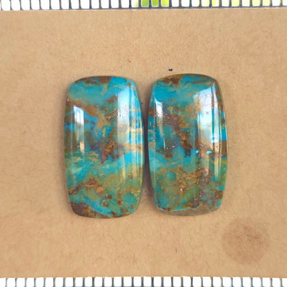 Stabilized Kingman Turquoise Rectangular Pairs