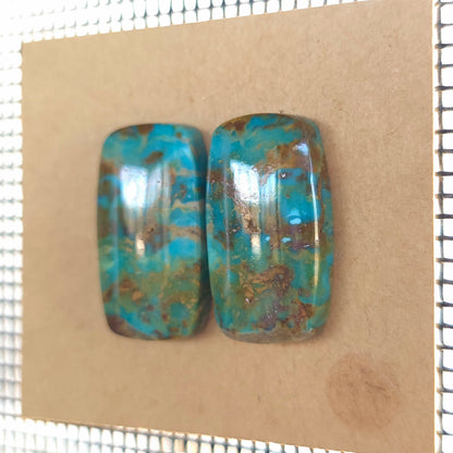Stabilized Kingman Turquoise Rectangular Pairs