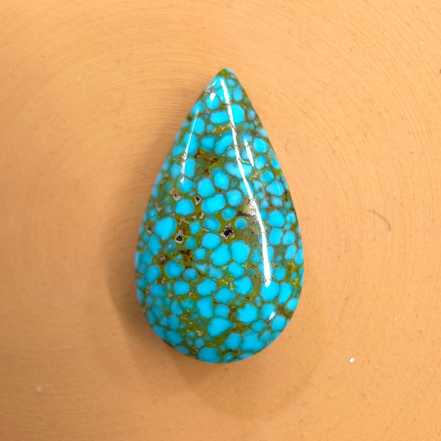 Natural Kingman Turquoise Pear Shape