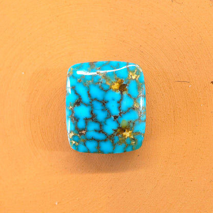 Natural Kingman Turquoise Rectangle