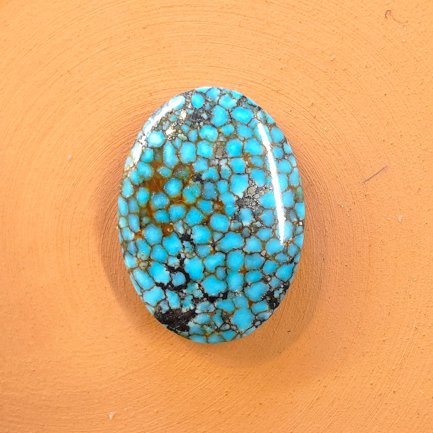 Natural Kingman Turquoise Oval