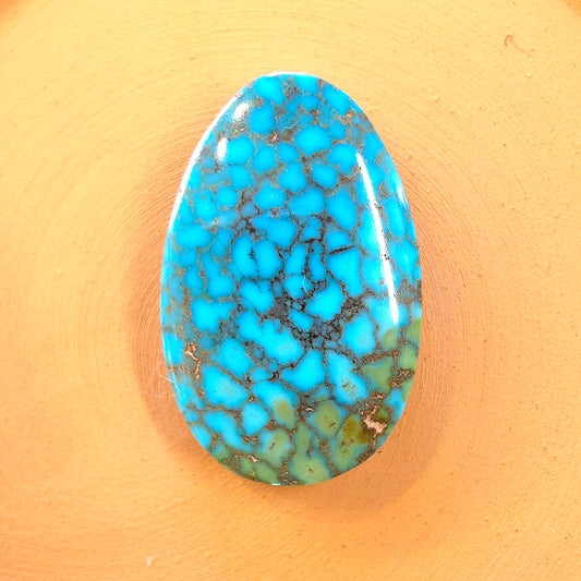 Natural Kingman Turquoise Pear Shape