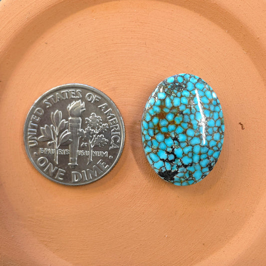 Natural Kingman Turquoise Oval