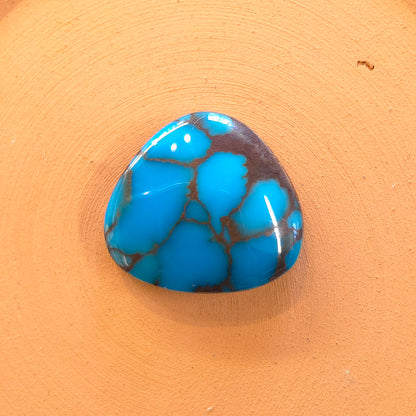 Stabilized Egyptian Prince Turquoise Triangular