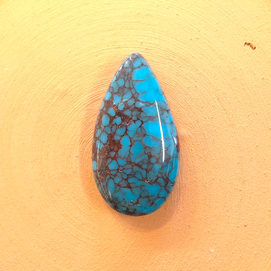 Stabilized Egyptian Prince Turquoise Pear-Shaped
