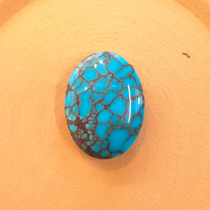 Stabilized Egyptian Prince Turquoise Oval